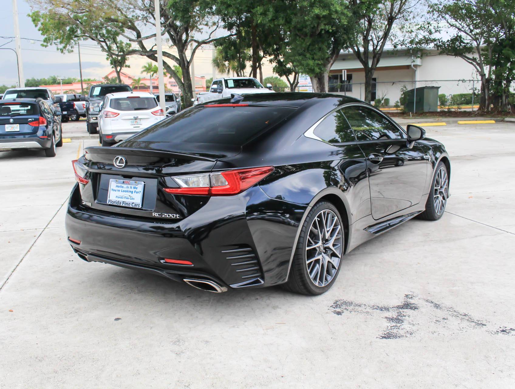 Florida Fine Cars - Used LEXUS RC 200T 2016 WEST PALM F Sport