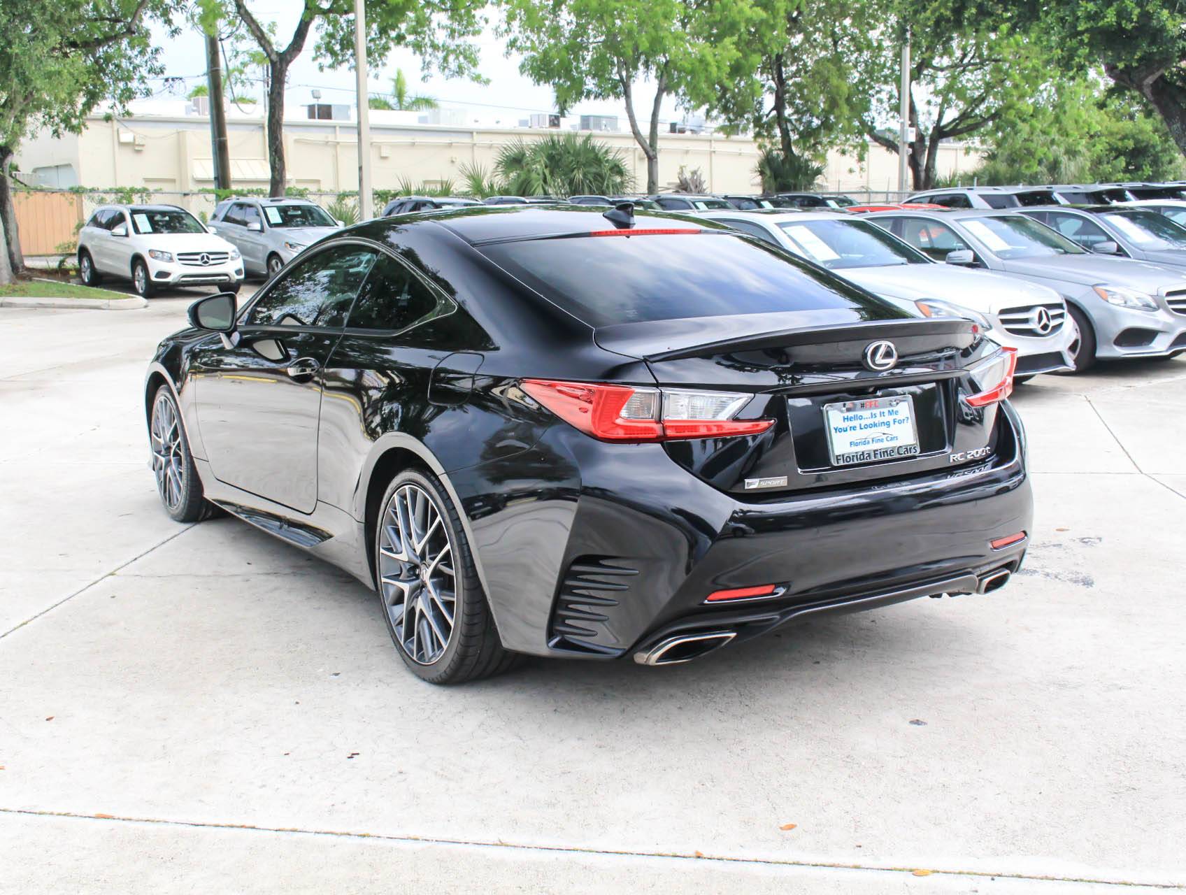 Florida Fine Cars - Used LEXUS RC 200T 2016 WEST PALM F Sport