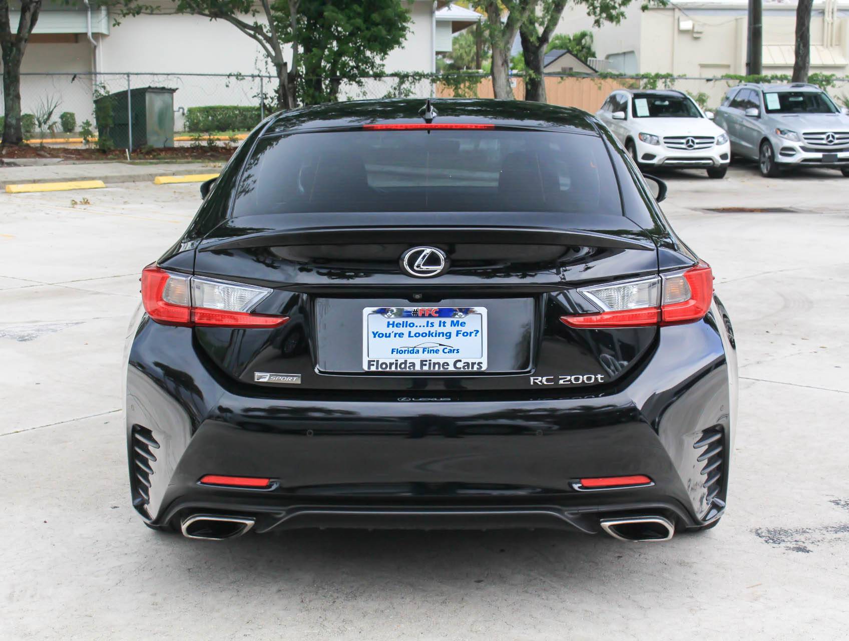 Florida Fine Cars - Used LEXUS RC 200T 2016 WEST PALM F Sport