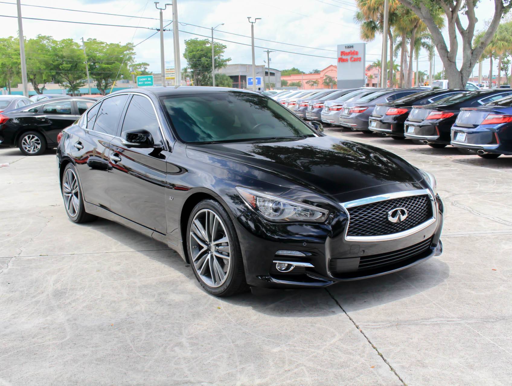 Florida Fine Cars - Used INFINITI Q50 2014 MIAMI Premium Touring Tech
