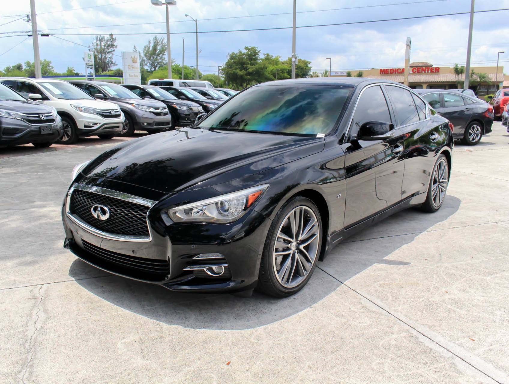Florida Fine Cars - Used INFINITI Q50 2014 MIAMI Premium Touring Tech