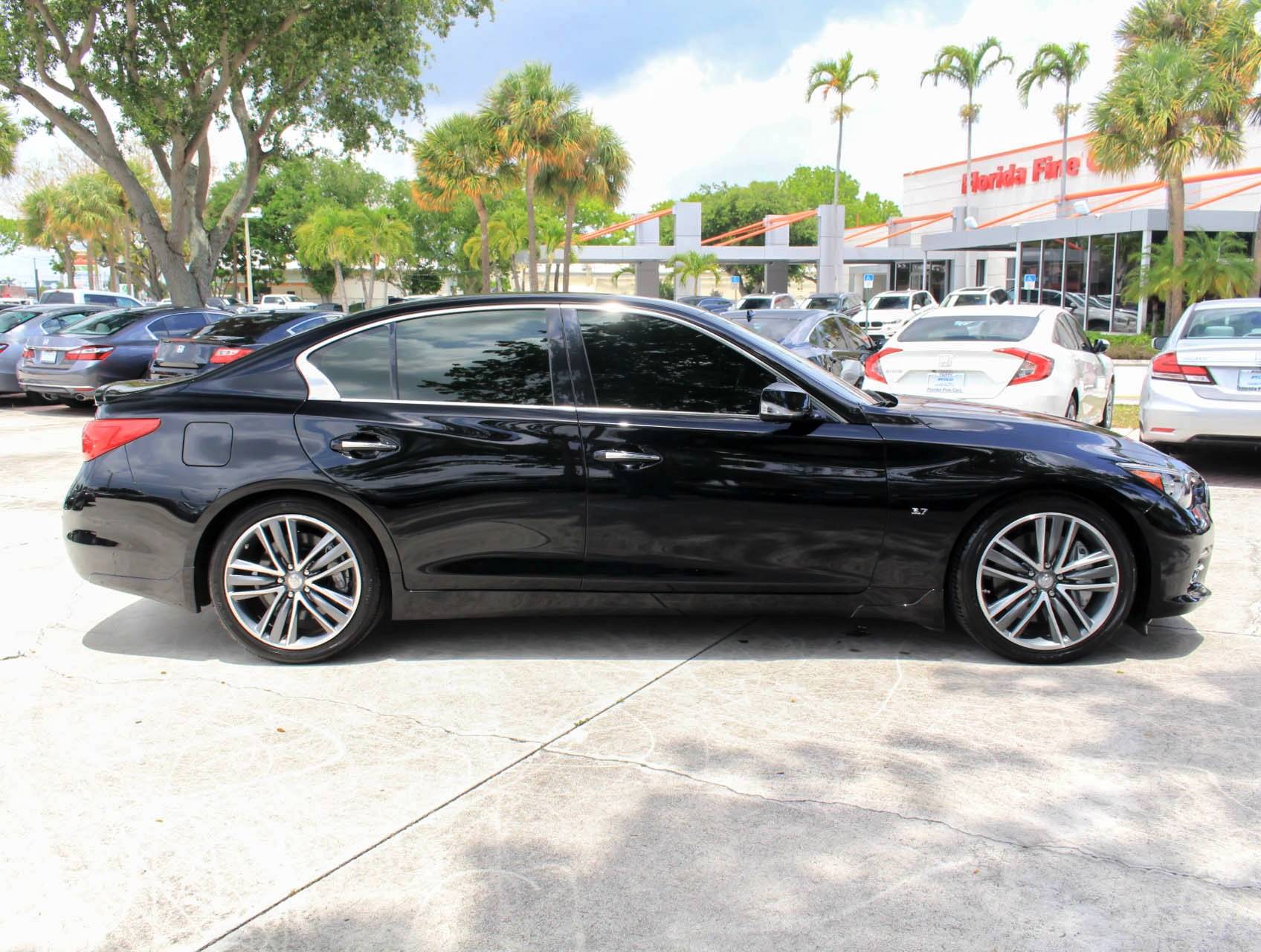 Florida Fine Cars - Used INFINITI Q50 2014 MIAMI Premium Touring Tech