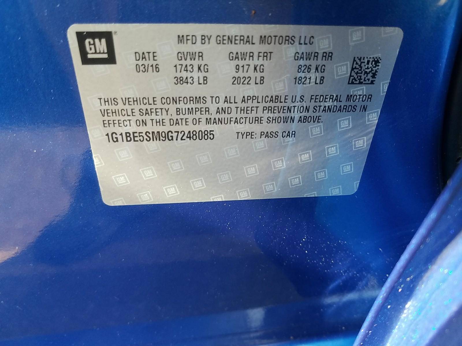 Florida Fine Cars - Used CHEVROLET CRUZE 2016 MIAMI LT