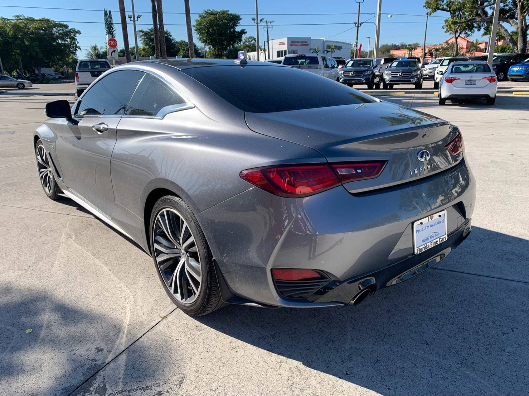 Florida Fine Cars - Used INFINITI Q60 2018 WEST PALM 3.0T LUXE