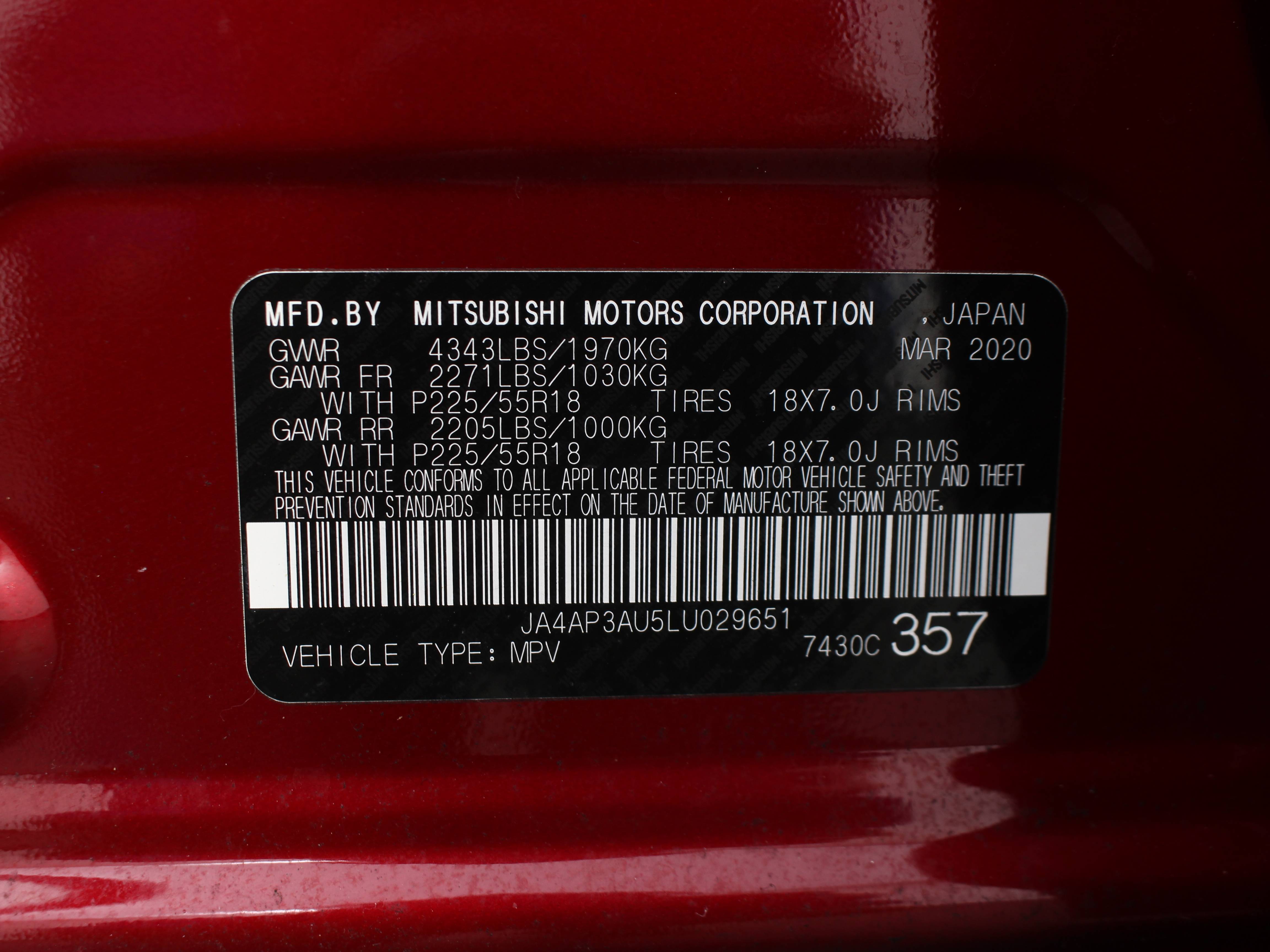Florida Fine Cars - Used MITSUBISHI OUTLANDER SPORT 2020 MIAMI ES 2.0