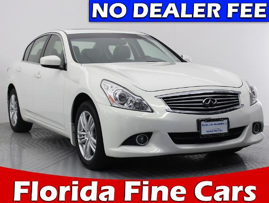 Florida Fine Cars - Used INFINITI G25X 2012 MIAMI Awd