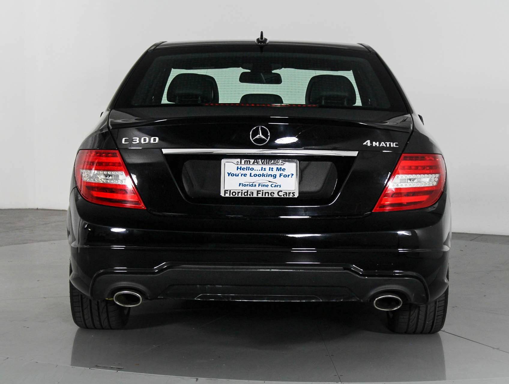 Florida Fine Cars - Used MERCEDES-BENZ C CLASS 2013 WEST PALM C300 4MATIC