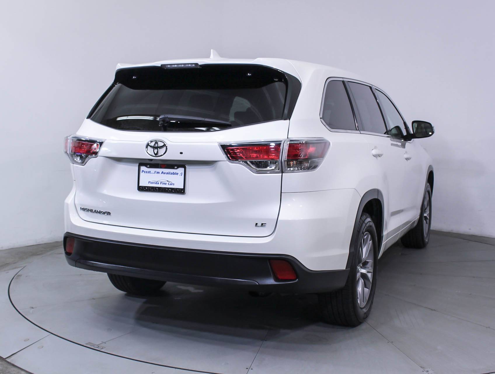 Florida Fine Cars - Used TOYOTA HIGHLANDER 2016 HOLLYWOOD Le Plus