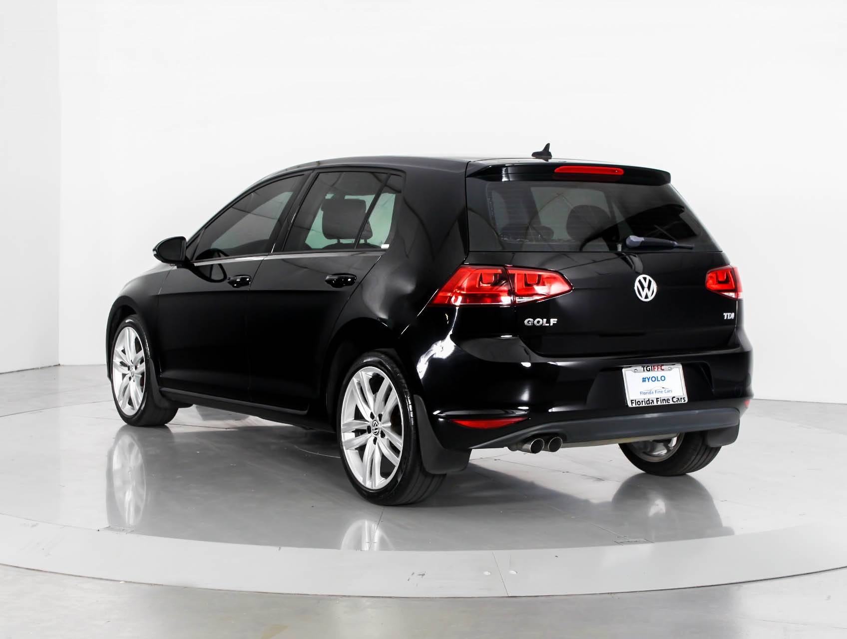 Florida Fine Cars - Used VOLKSWAGEN GOLF 2015 WEST PALM TDI SEL