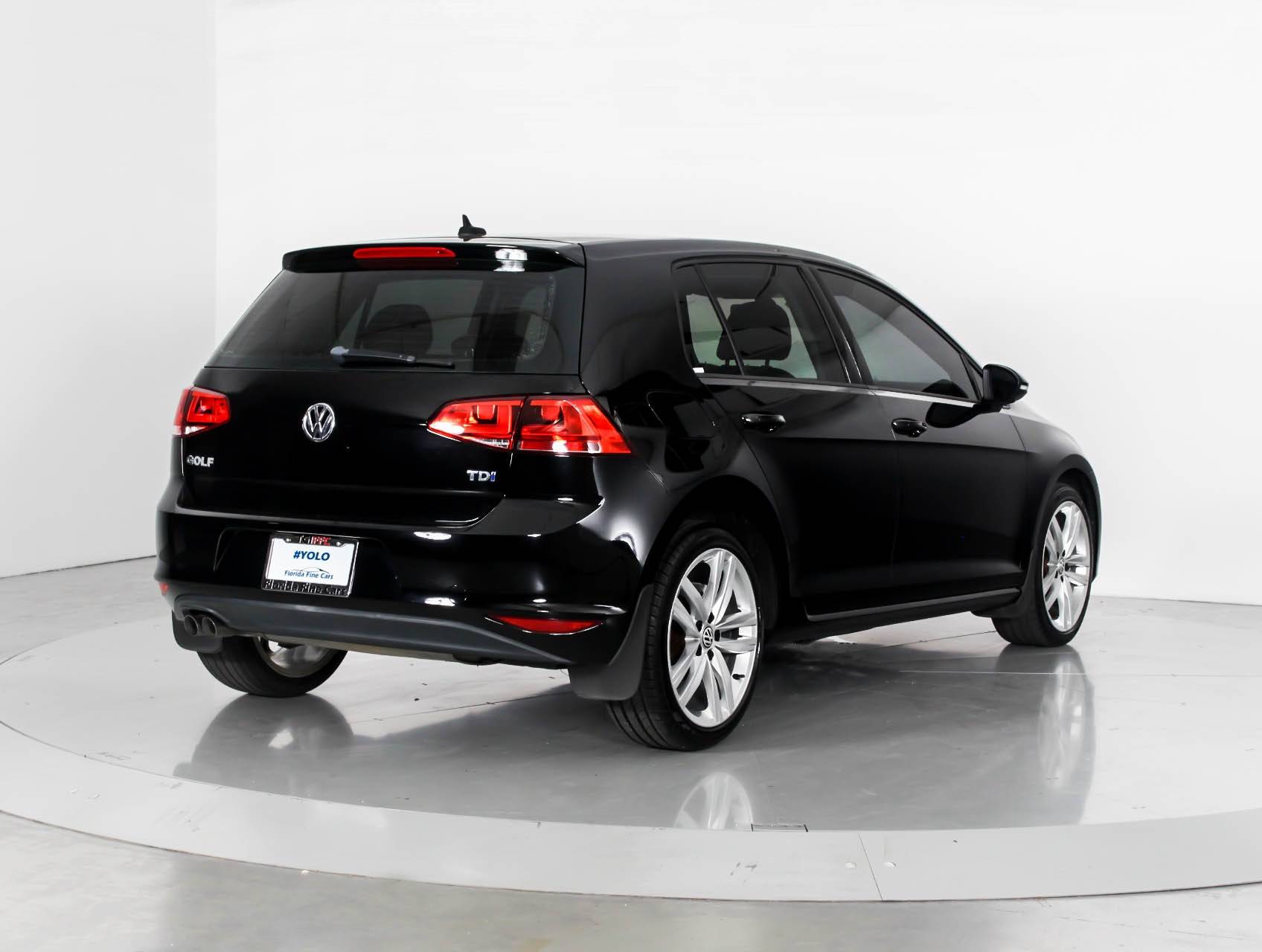Florida Fine Cars - Used VOLKSWAGEN GOLF 2015 WEST PALM TDI SEL