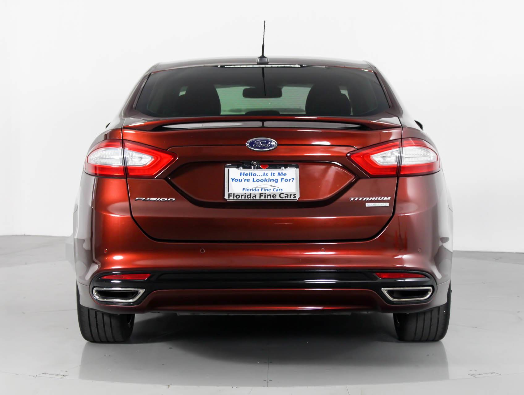 Florida Fine Cars - Used FORD FUSION 2015 WEST PALM TITANIUM