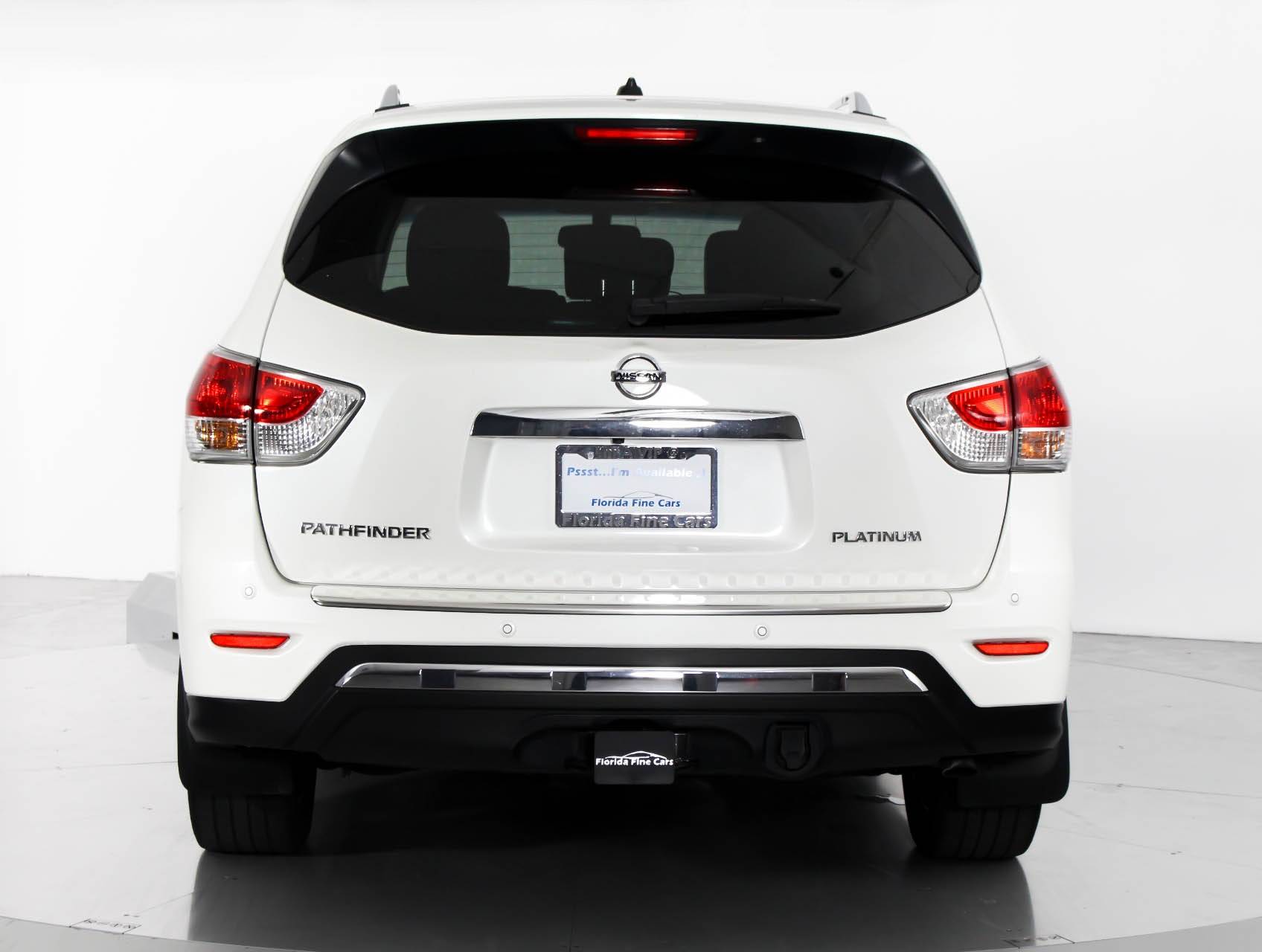Florida Fine Cars - Used NISSAN PATHFINDER 2015 WEST PALM Platinum