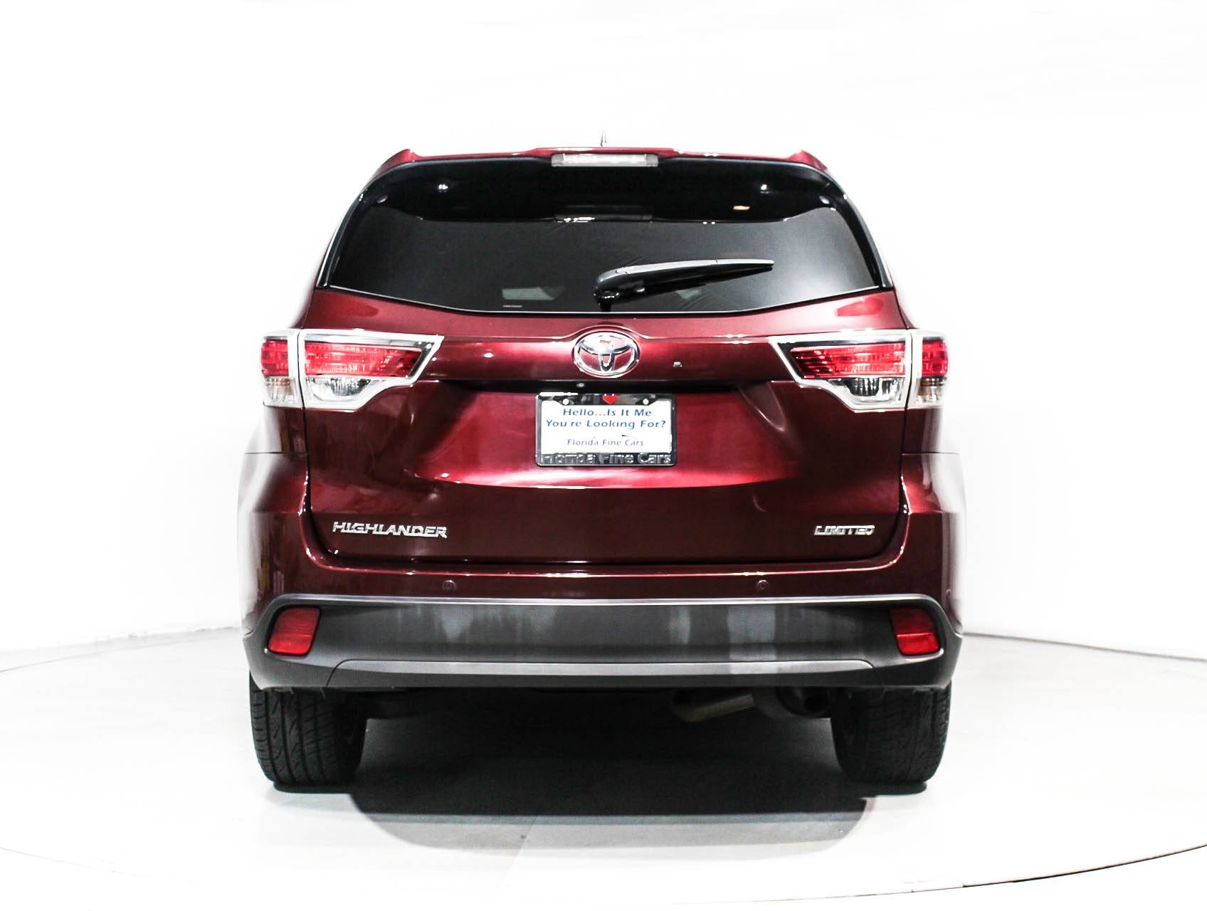 Florida Fine Cars - Used TOYOTA HIGHLANDER 2014 HOLLYWOOD LIMITED