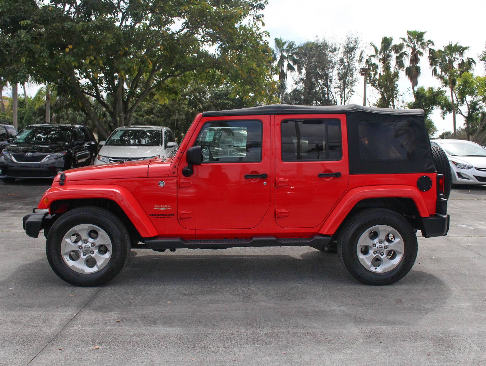 Florida Fine Cars - Used JEEP WRANGLER UNLIMITED 2013 MARGATE SAHARA