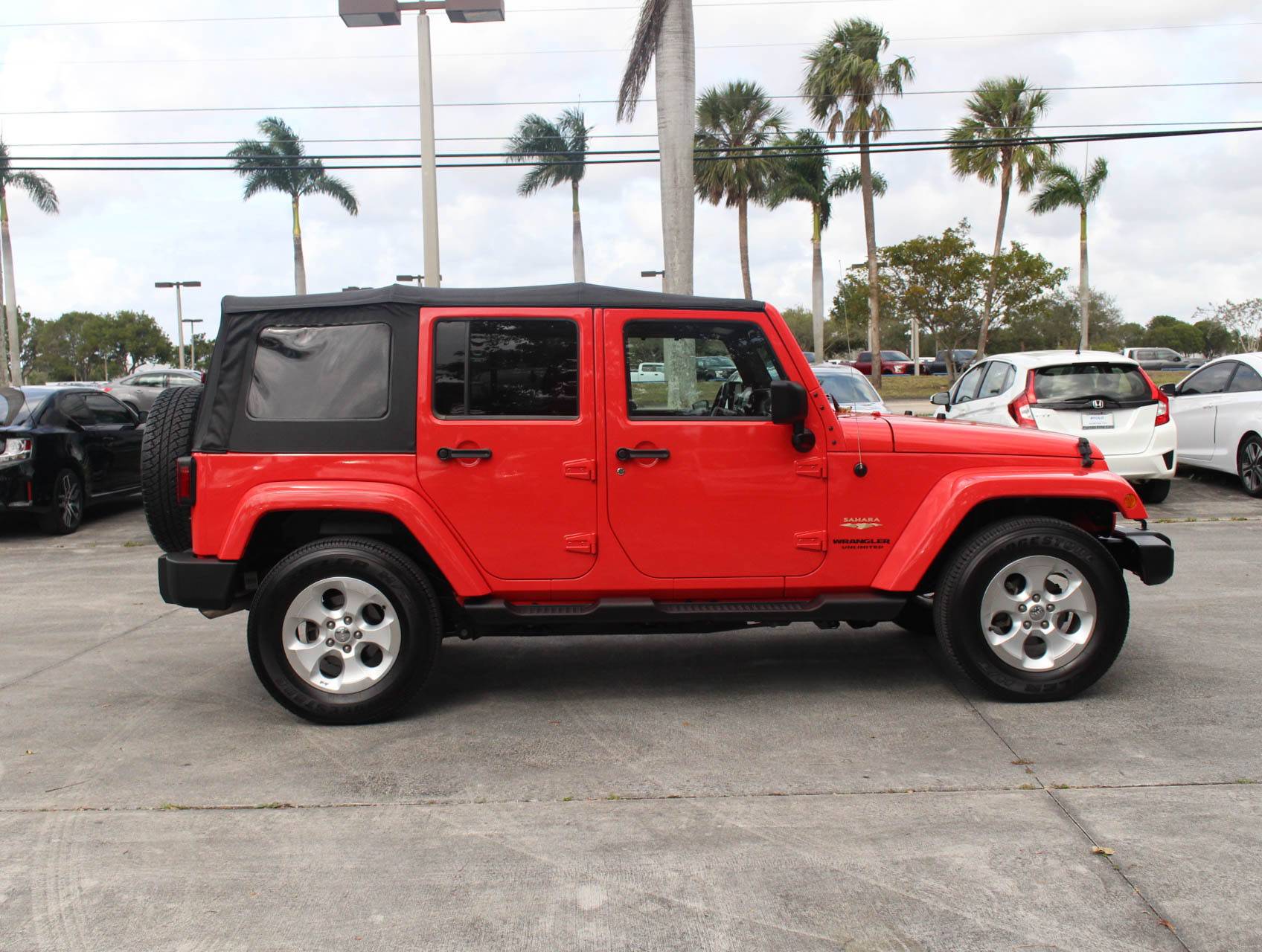 Florida Fine Cars - Used JEEP WRANGLER UNLIMITED 2013 MARGATE SAHARA
