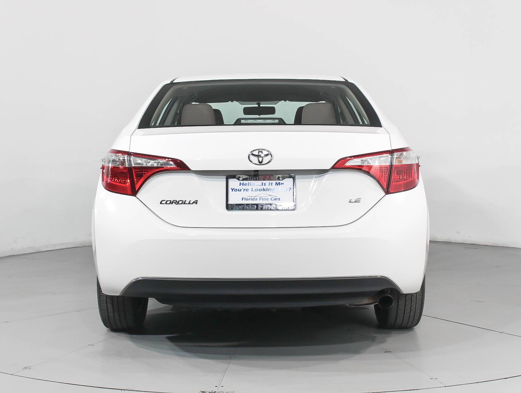 Florida Fine Cars - Used TOYOTA COROLLA 2015 MIAMI Le