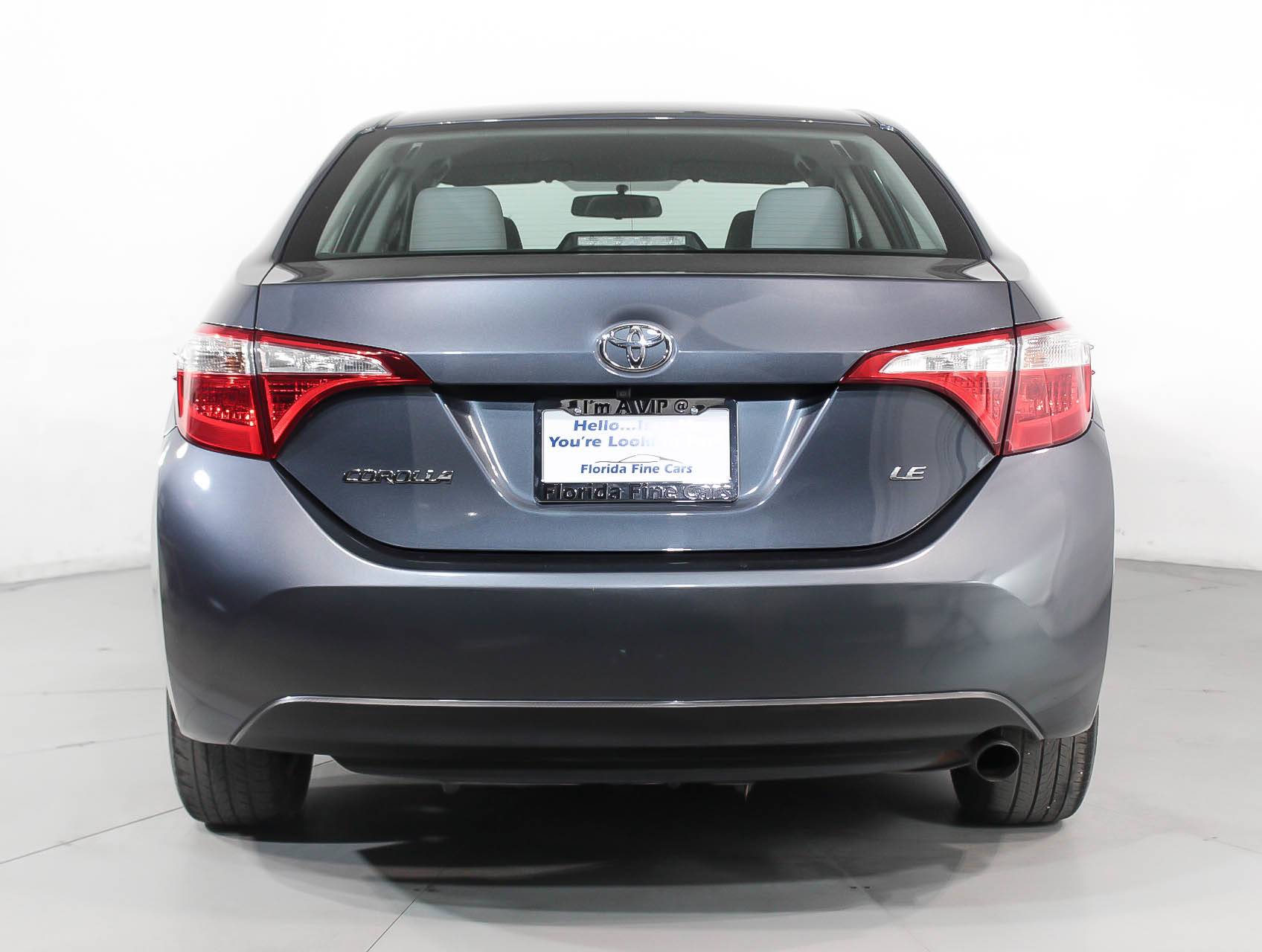 Florida Fine Cars - Used TOYOTA COROLLA 2016 HOLLYWOOD Le