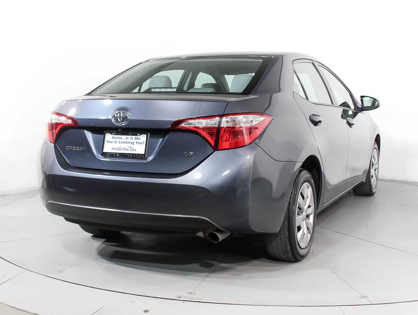 Florida Fine Cars - Used TOYOTA COROLLA 2016 HOLLYWOOD Le