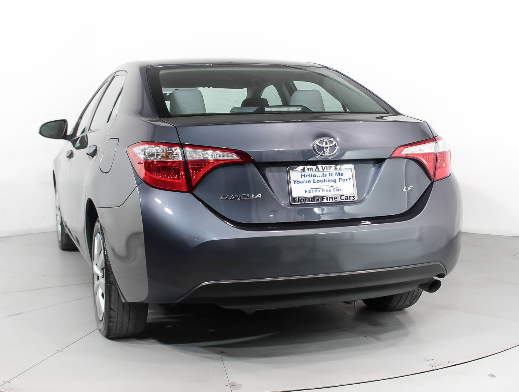 Florida Fine Cars - Used TOYOTA COROLLA 2016 HOLLYWOOD Le