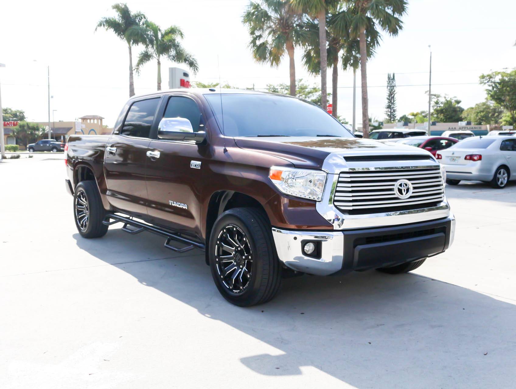 Florida Fine Cars - Used TOYOTA TUNDRA 2015 WEST PALM Crew Max Limited