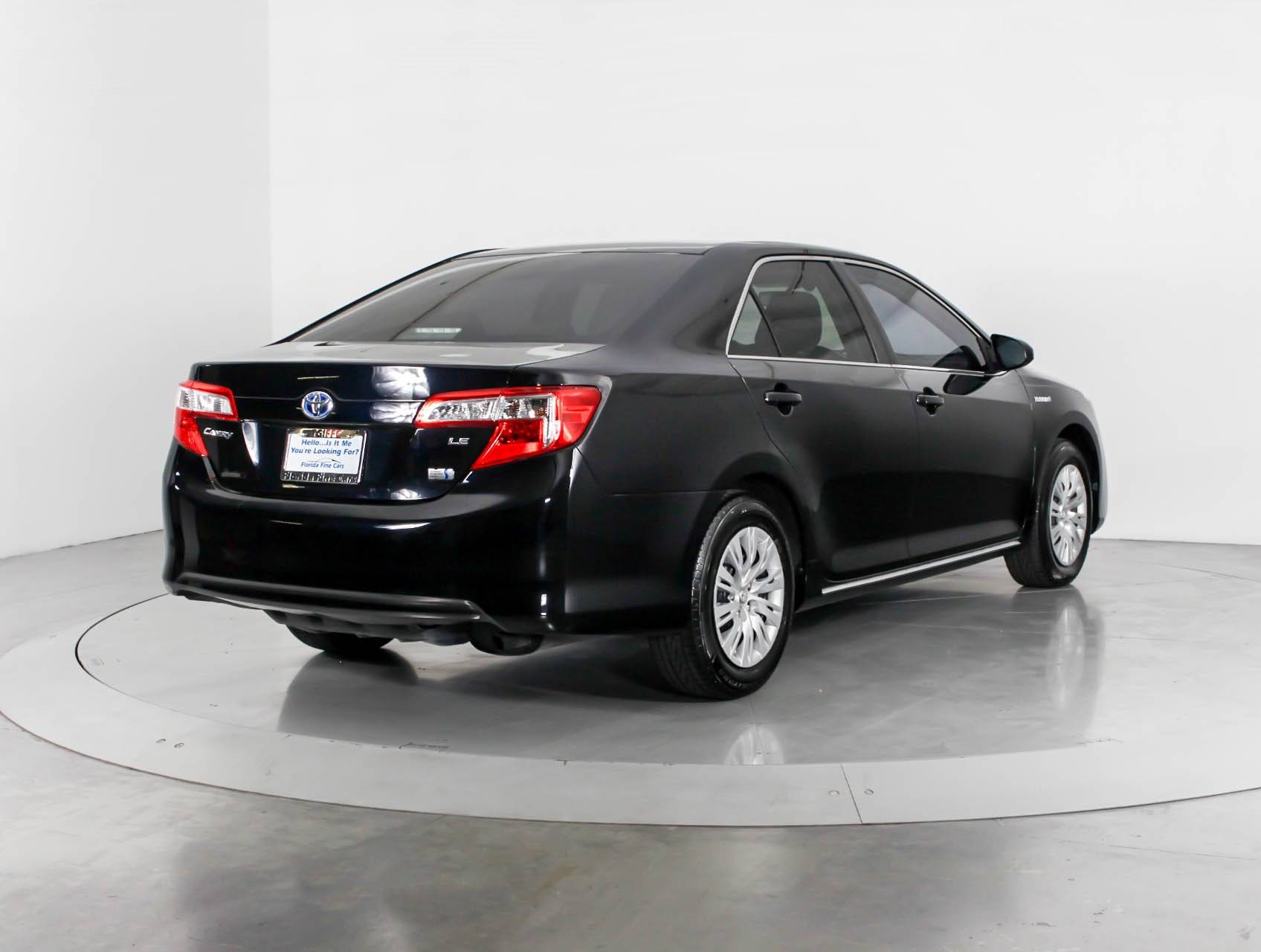 Florida Fine Cars - Used TOYOTA CAMRY 2013 HOLLYWOOD Hybrid Le