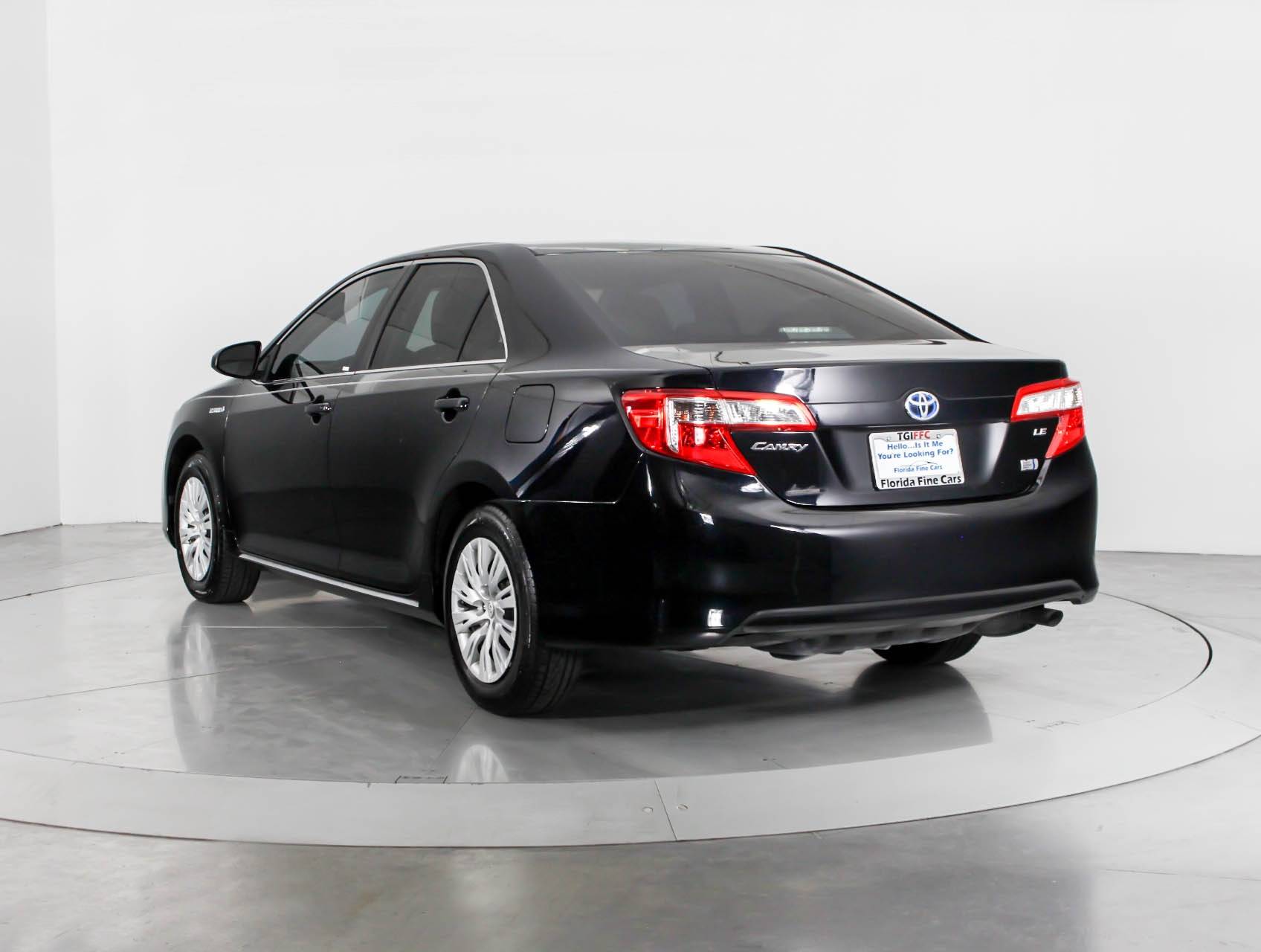 Florida Fine Cars - Used TOYOTA CAMRY 2013 HOLLYWOOD Hybrid Le