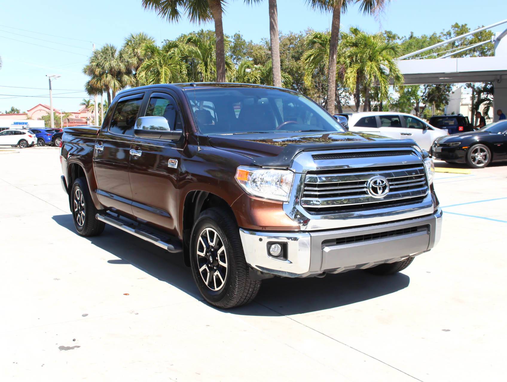 Florida Fine Cars - Used TOYOTA TUNDRA 2016 WEST PALM 1794 Edition
