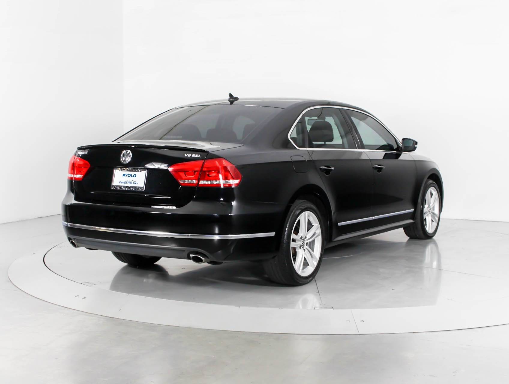 Florida Fine Cars - Used VOLKSWAGEN PASSAT 2014 WEST PALM V6 Sel Premium