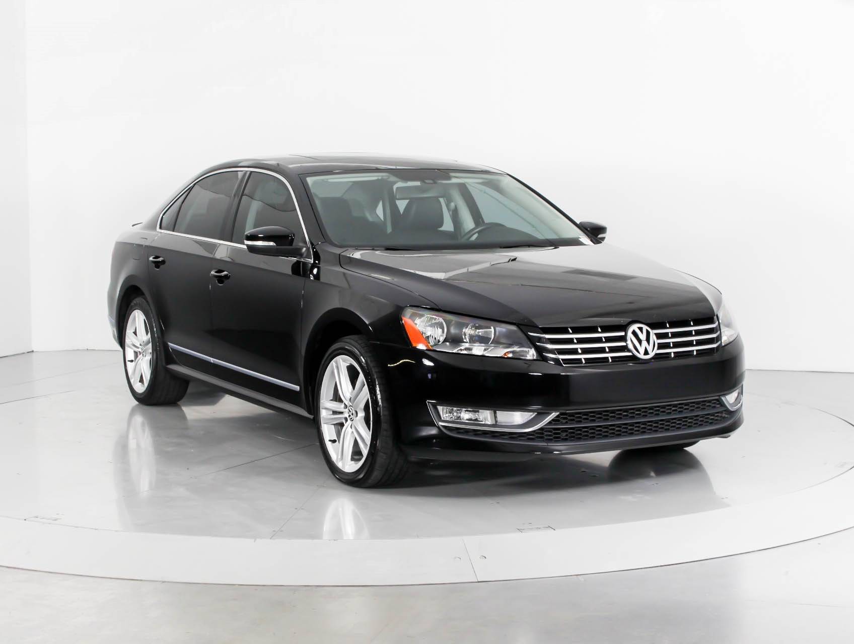 Florida Fine Cars - Used VOLKSWAGEN PASSAT 2014 WEST PALM V6 Sel Premium
