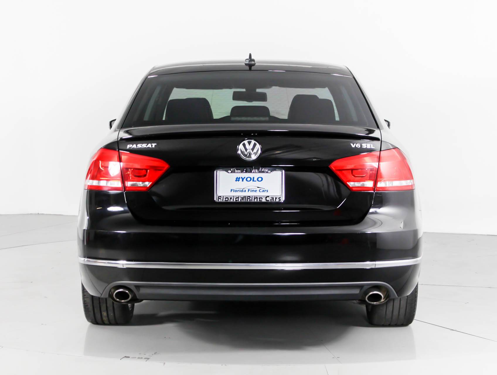 Florida Fine Cars - Used VOLKSWAGEN PASSAT 2014 WEST PALM V6 Sel Premium