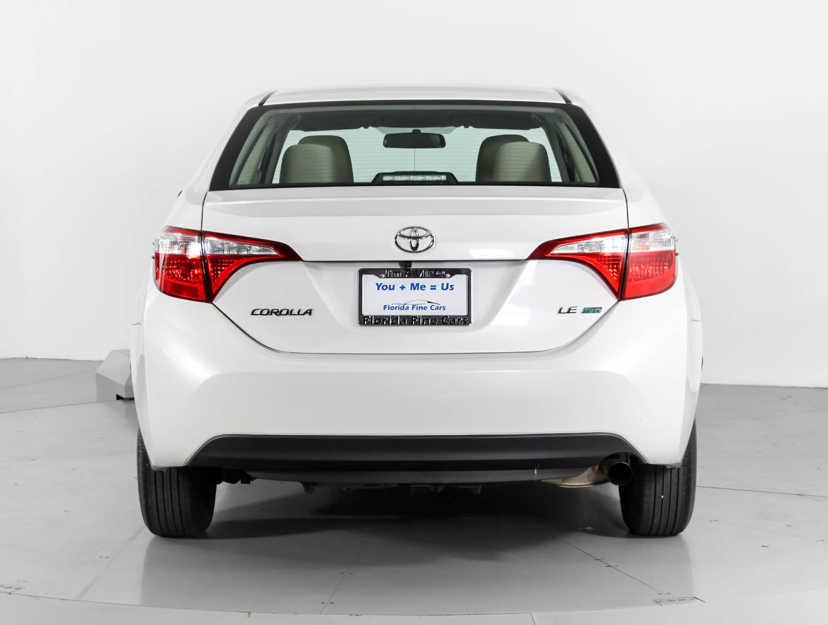 Florida Fine Cars - Used TOYOTA COROLLA 2016 WEST PALM LE ECO