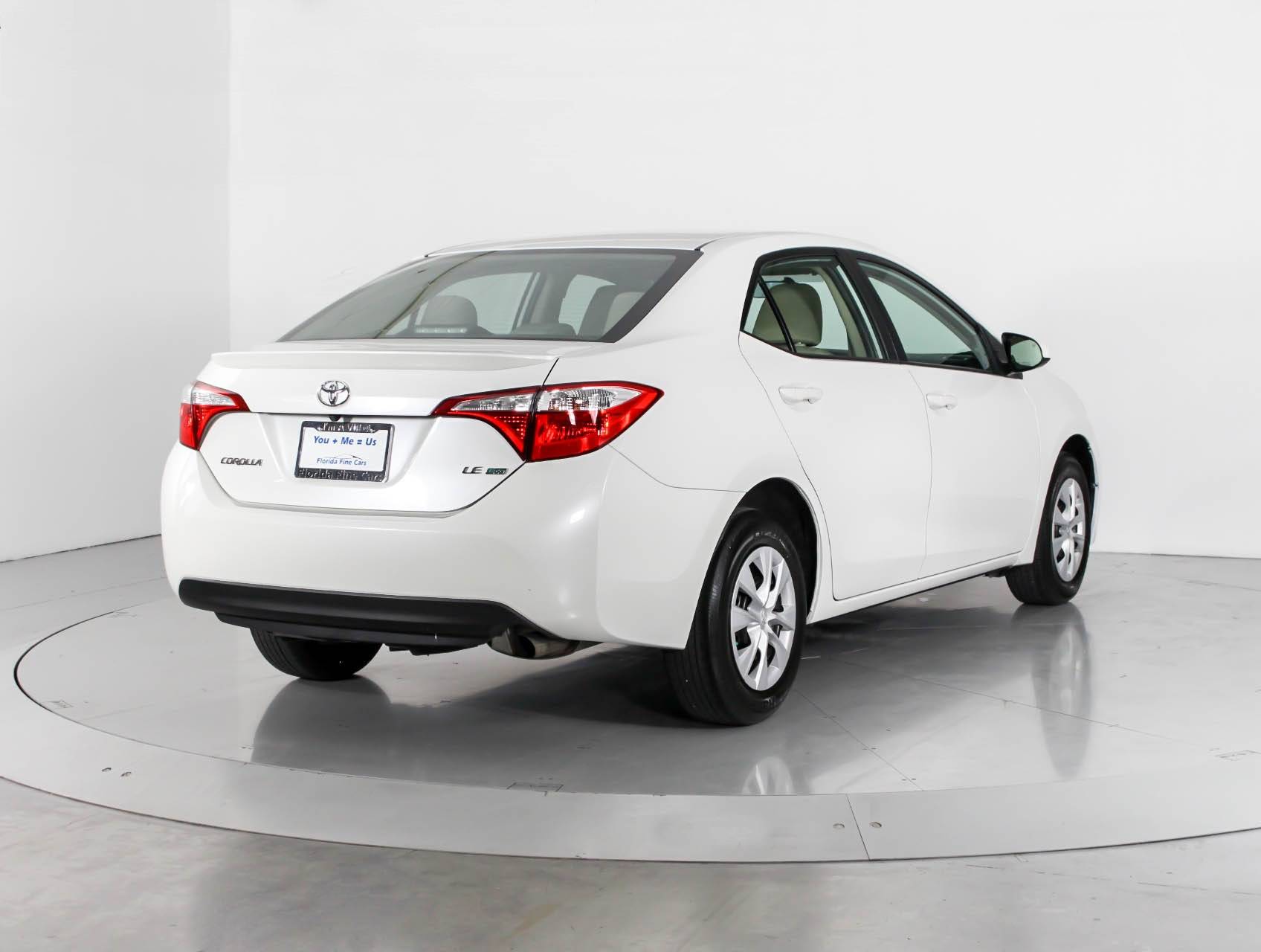 Florida Fine Cars - Used TOYOTA COROLLA 2016 WEST PALM LE ECO