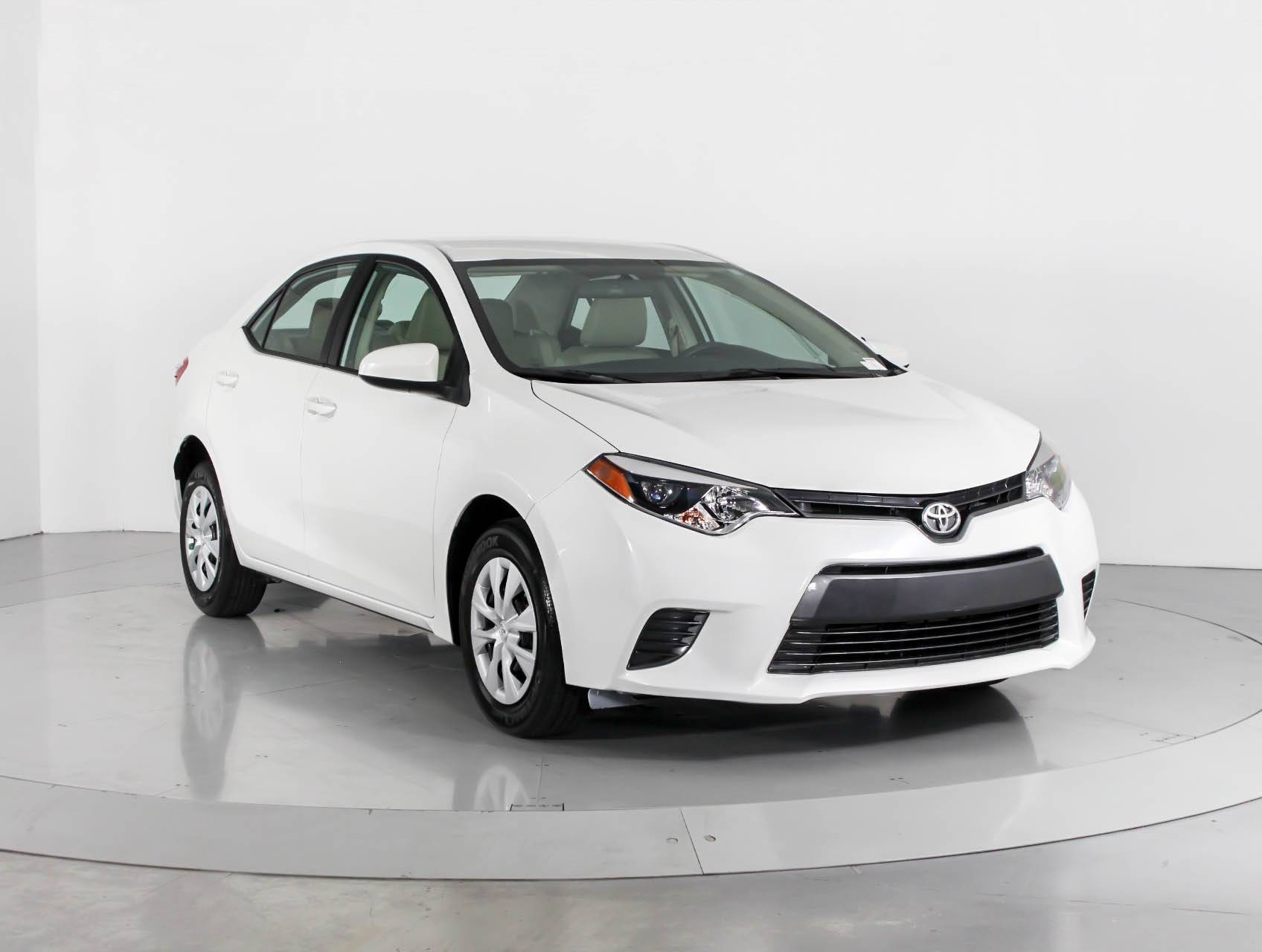 Florida Fine Cars - Used TOYOTA COROLLA 2016 WEST PALM LE ECO