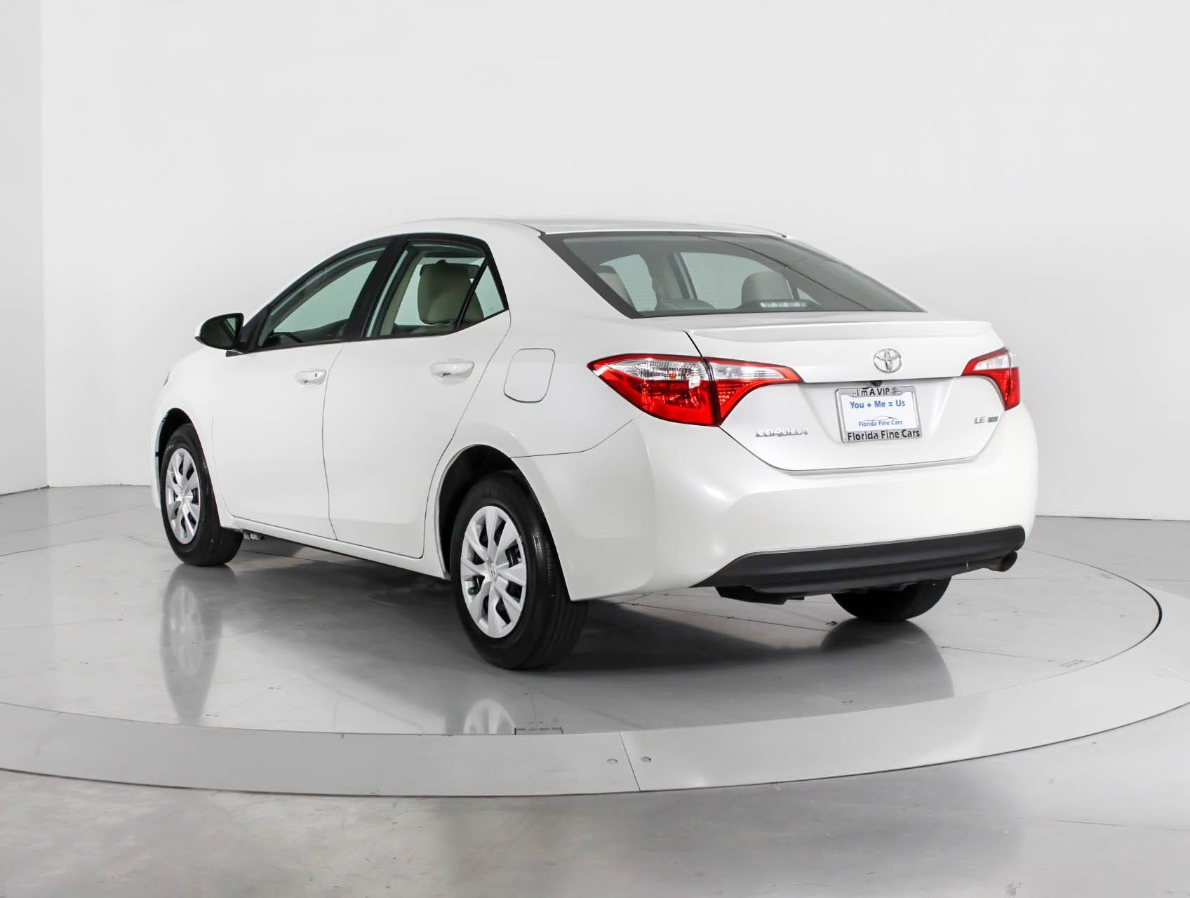 Florida Fine Cars - Used TOYOTA COROLLA 2016 WEST PALM LE ECO