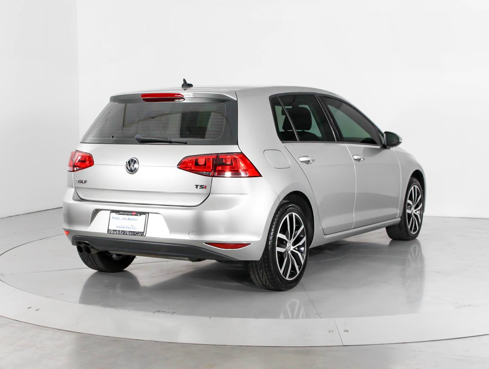 Florida Fine Cars - Used VOLKSWAGEN GOLF 2015 WEST PALM Tsi Se