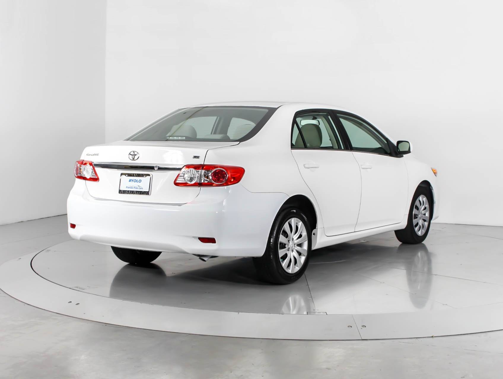 Florida Fine Cars - Used TOYOTA COROLLA 2013 WEST PALM Le