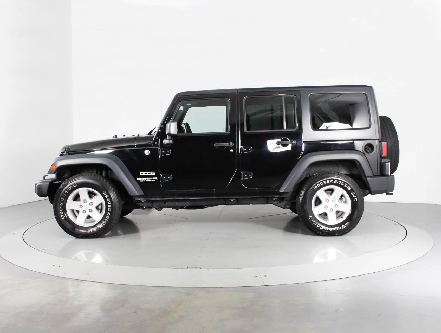 Florida Fine Cars - Used JEEP WRANGLER UNLIMITED 2014 WEST PALM SPORT