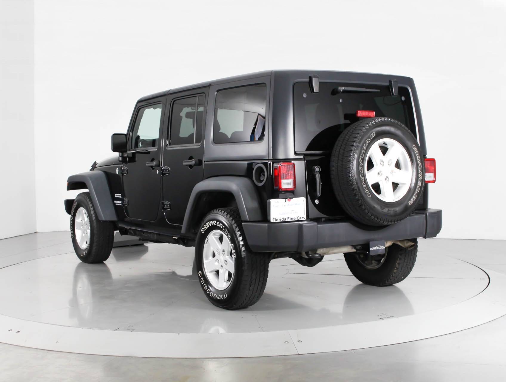 Florida Fine Cars - Used JEEP WRANGLER UNLIMITED 2014 WEST PALM SPORT