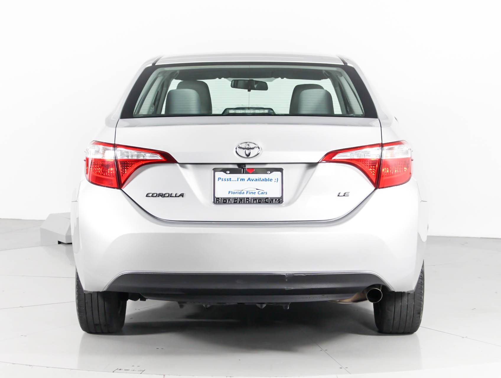 Florida Fine Cars - Used TOYOTA COROLLA 2016 WEST PALM Le