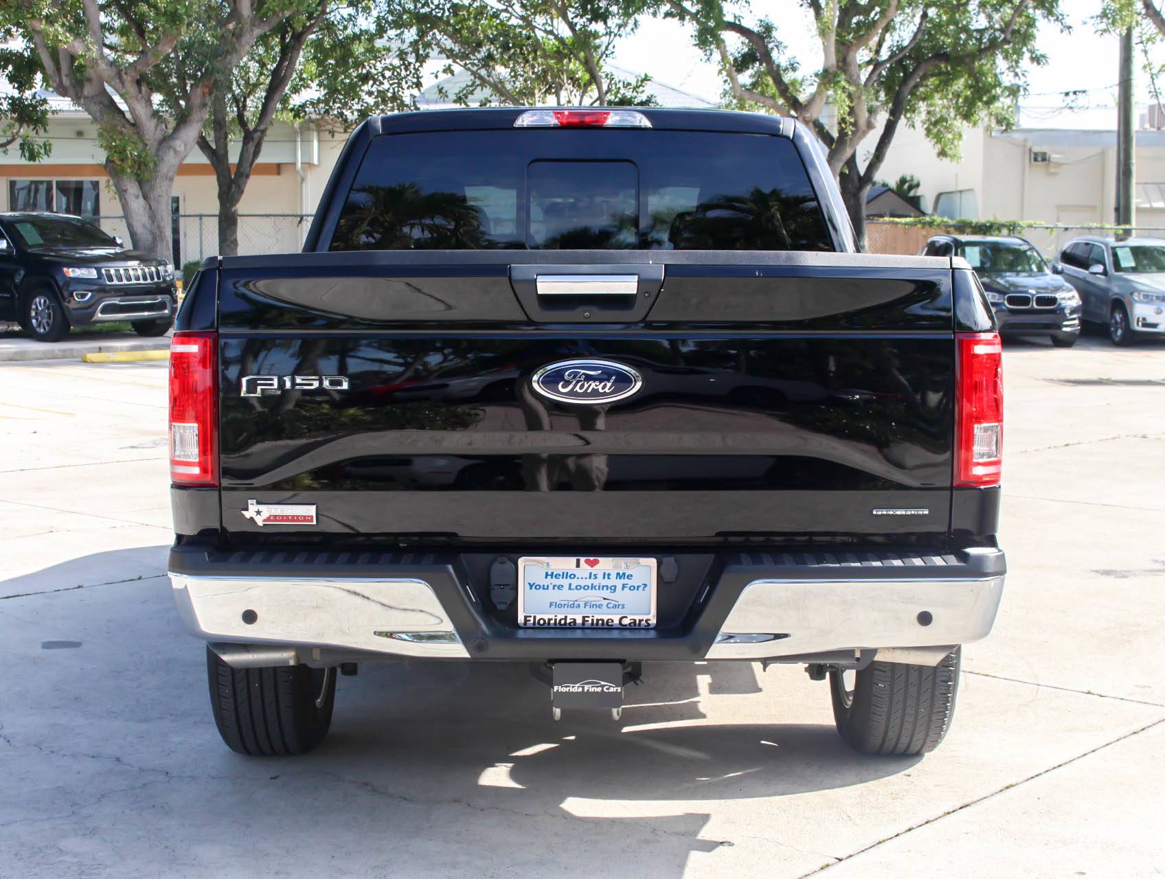 Florida Fine Cars - Used FORD F 150 2016 WEST PALM Xlt Texas Edition
