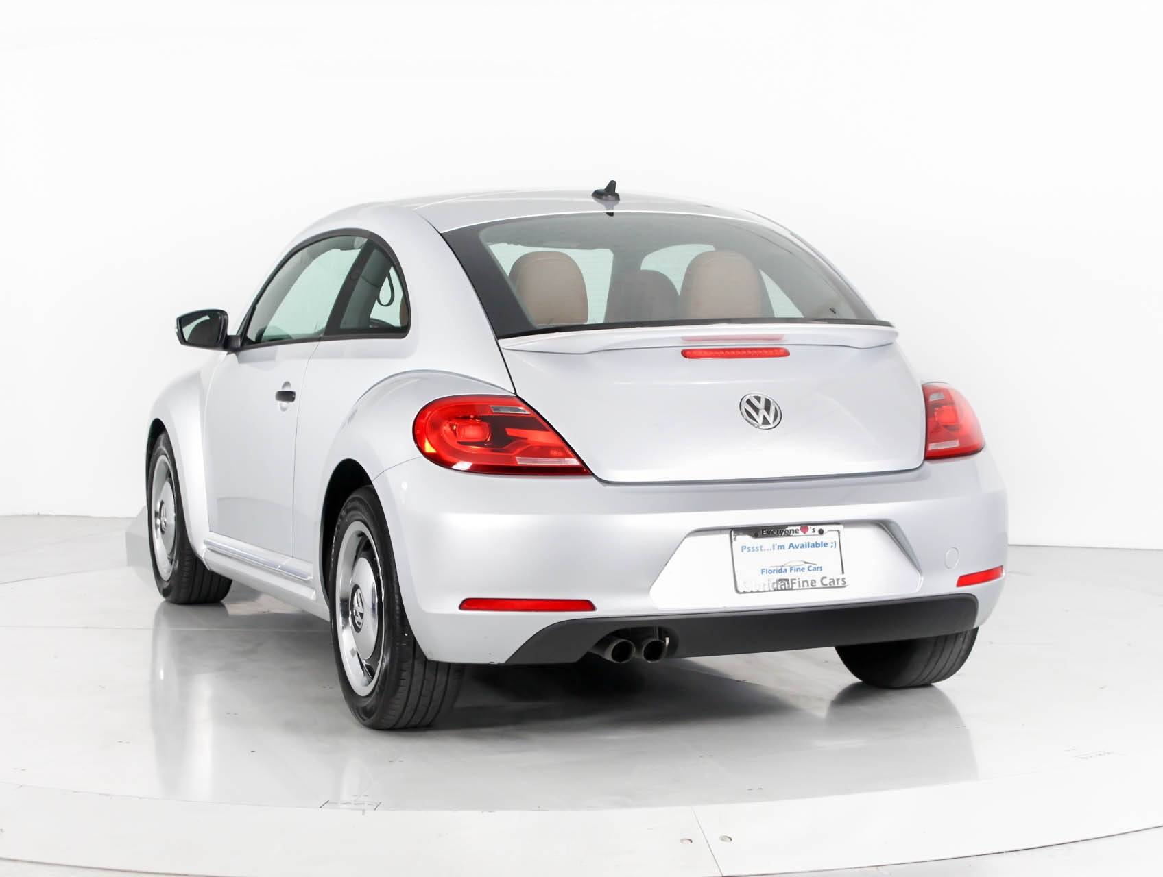 Florida Fine Cars - Used VOLKSWAGEN BEETLE 2015 WEST PALM 1.8t Classic