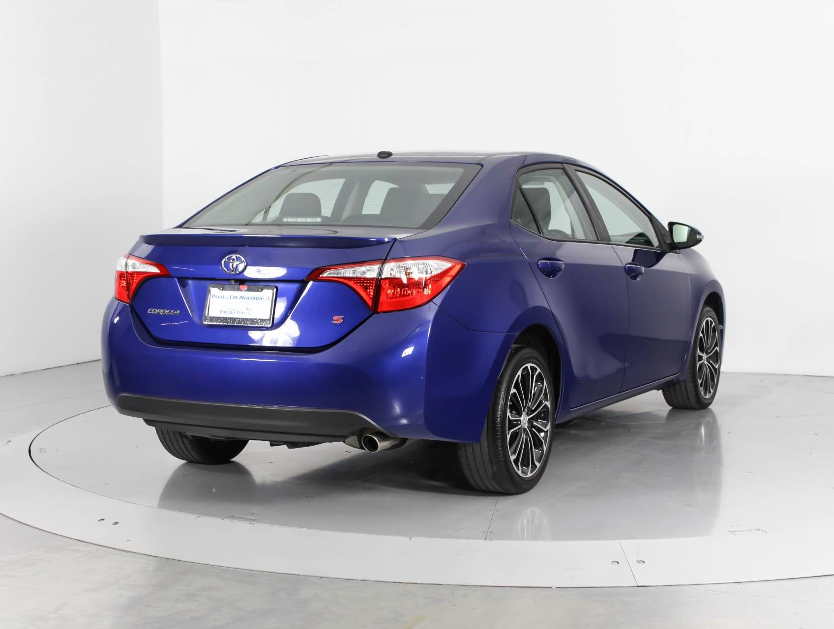Florida Fine Cars - Used TOYOTA COROLLA 2015 WEST PALM S Plus