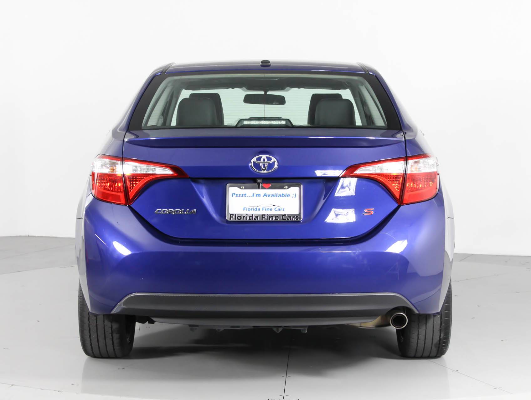 Florida Fine Cars - Used TOYOTA COROLLA 2015 WEST PALM S Plus