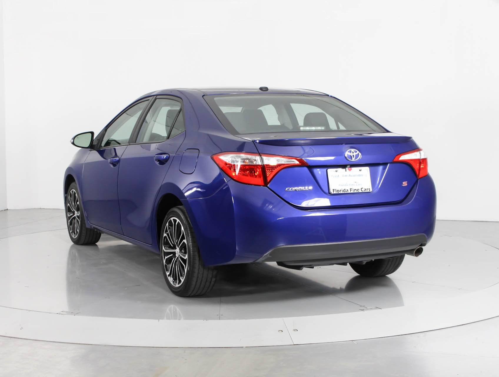 Florida Fine Cars - Used TOYOTA COROLLA 2015 WEST PALM S Plus