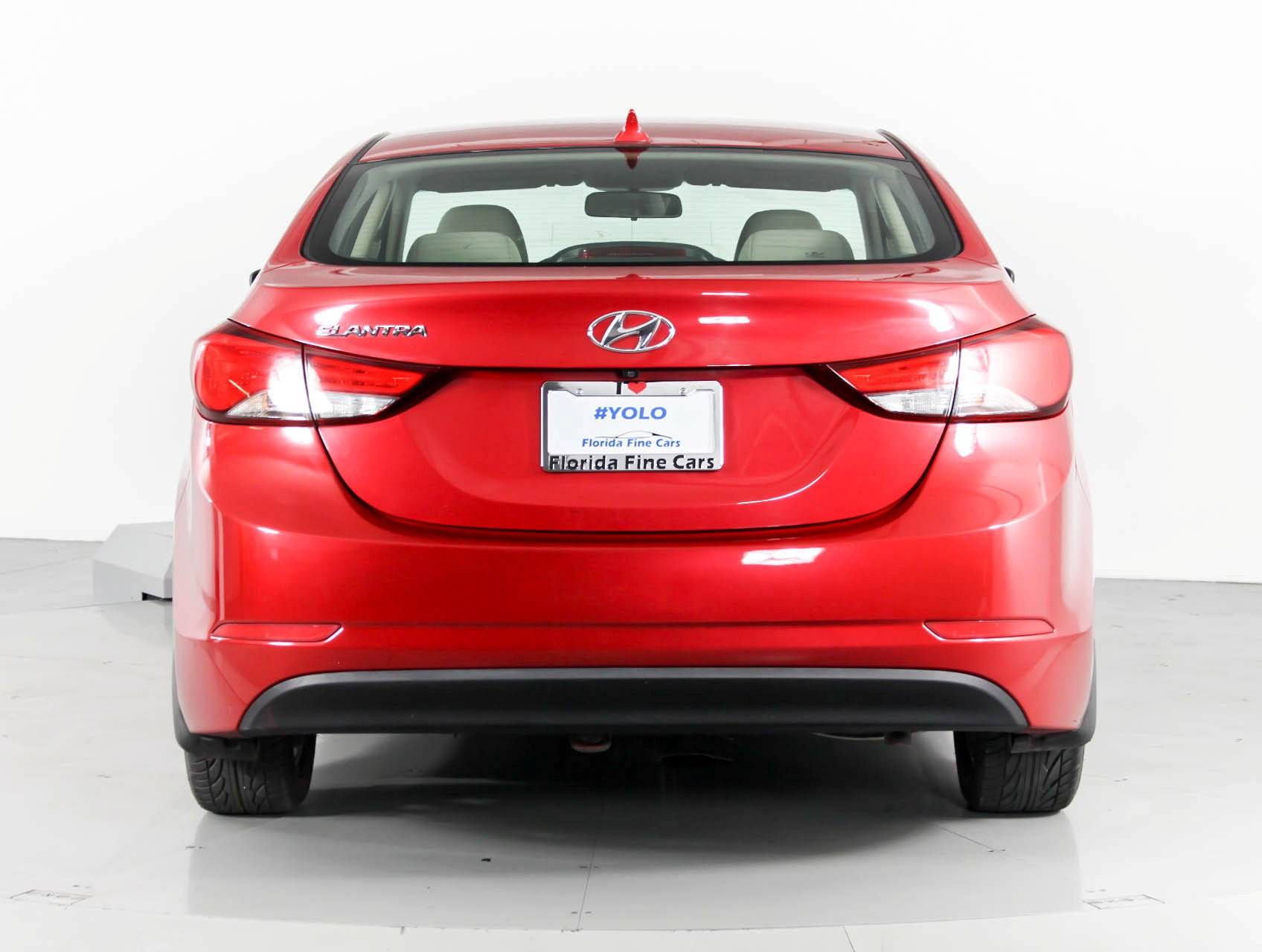 Florida Fine Cars - Used HYUNDAI ELANTRA 2015 MIAMI Se