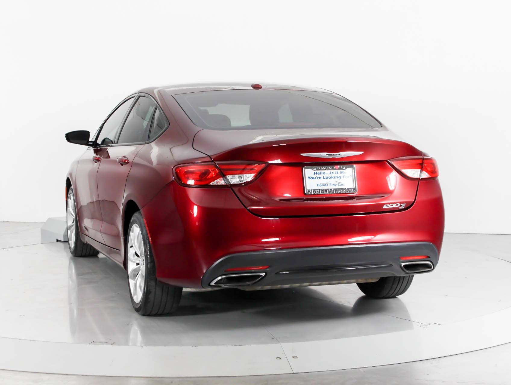 Florida Fine Cars - Used CHRYSLER 200 2015 WEST PALM S