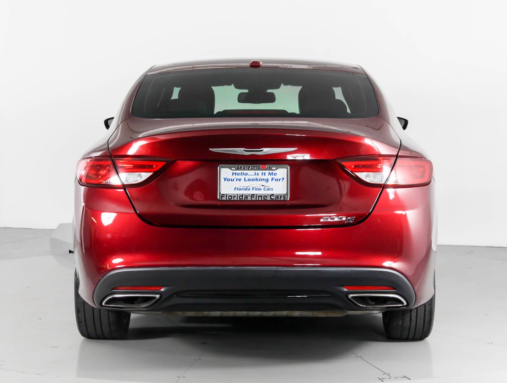 Florida Fine Cars - Used CHRYSLER 200 2015 WEST PALM S