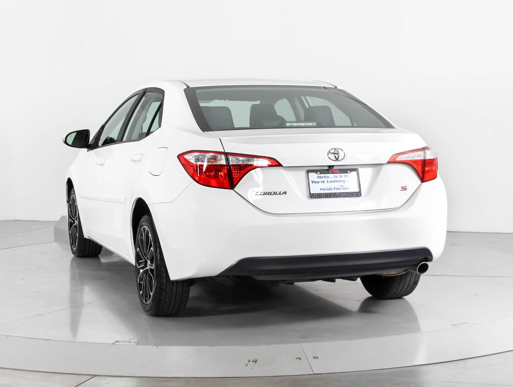 Florida Fine Cars - Used TOYOTA COROLLA 2015 WEST PALM S Plus