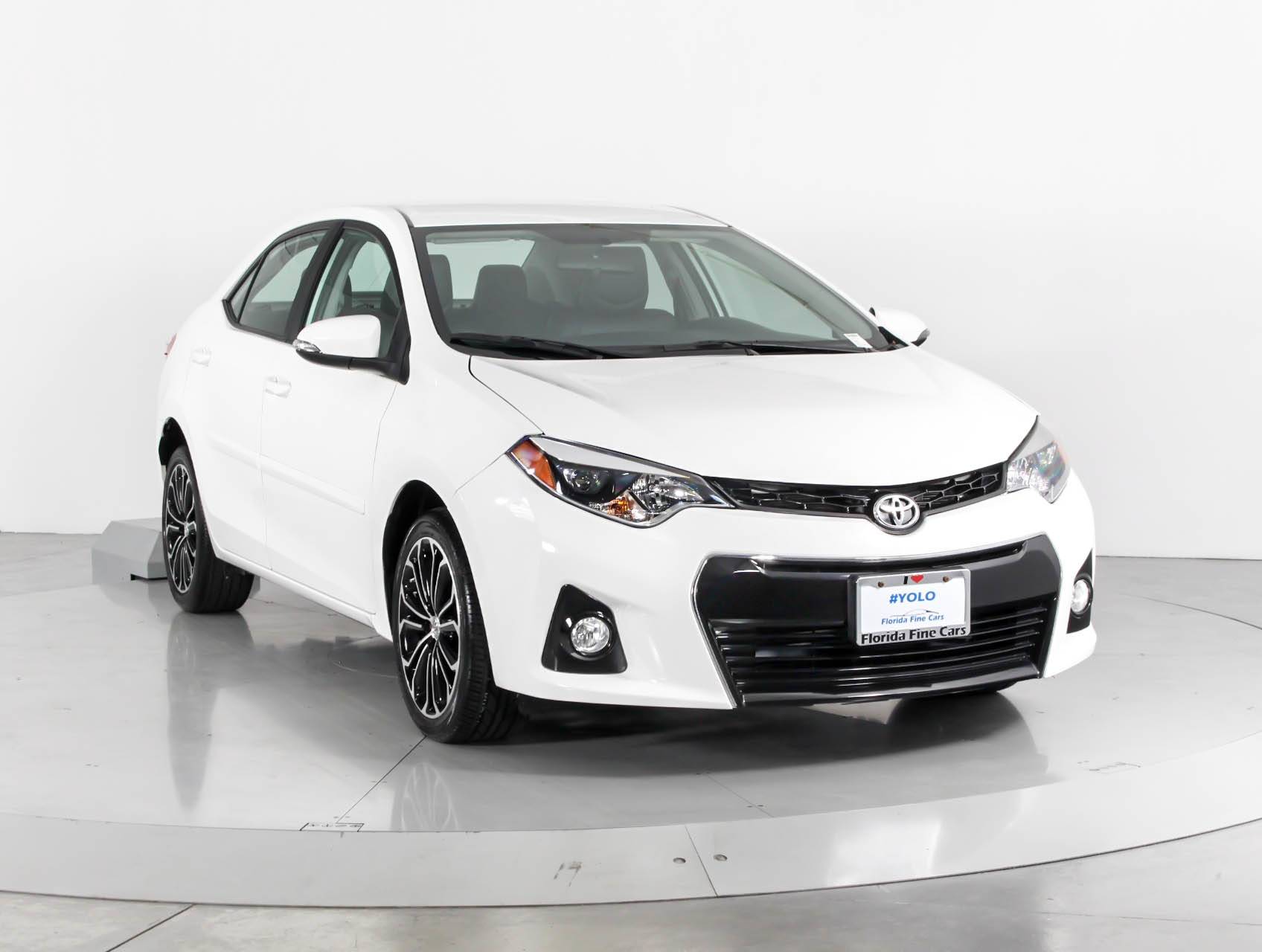 Florida Fine Cars - Used TOYOTA COROLLA 2015 WEST PALM S Plus