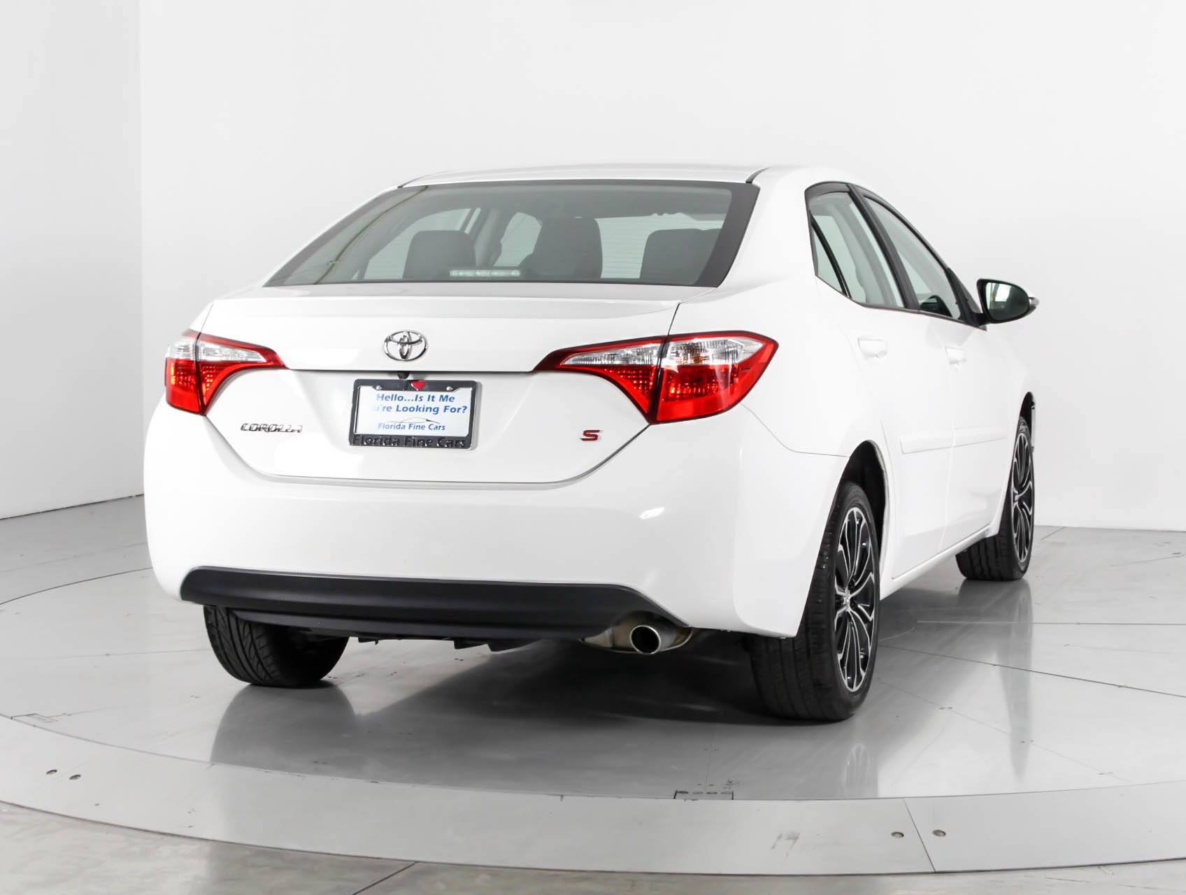 Florida Fine Cars - Used TOYOTA COROLLA 2015 WEST PALM S Plus